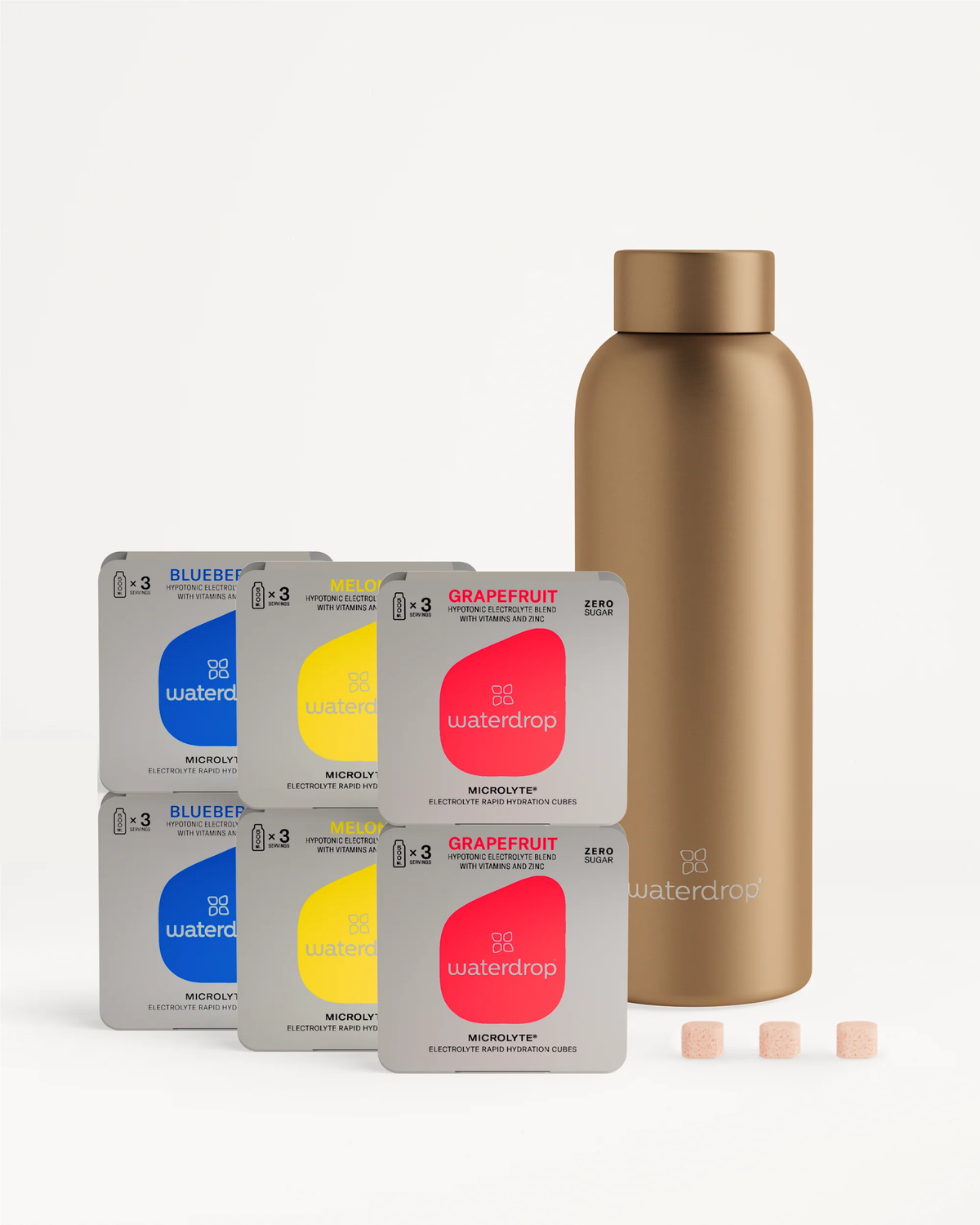 Ochutnávkový Set Microlyte s Termo Nerezovou Lahví Metalickou