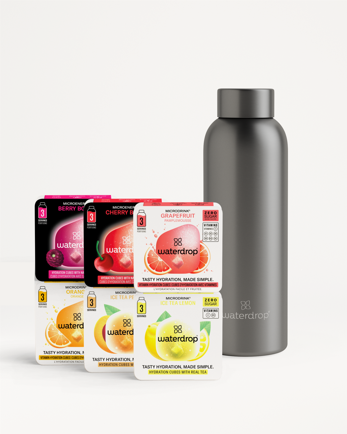 Ochutnávkový Set s Termo Nerezovou Lahví Metalickou