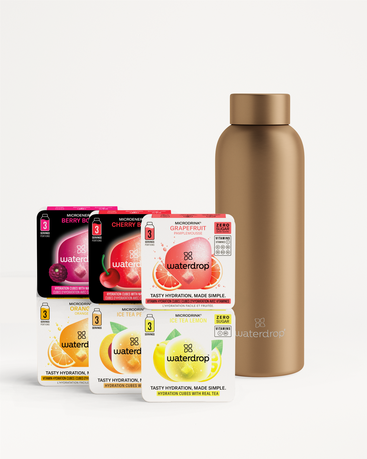 Ochutnávkový Set s Termo Nerezovou Lahví Metalickou