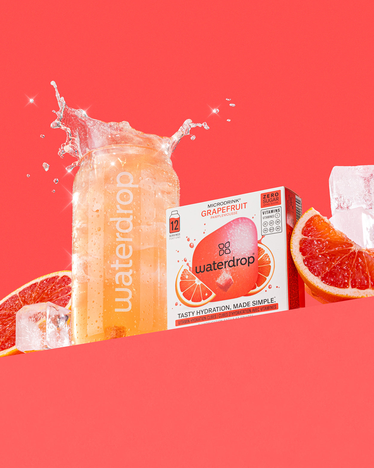 Set Nejlepší Limonády s grapefruitovým microdrinkem a skleničkou s logem.