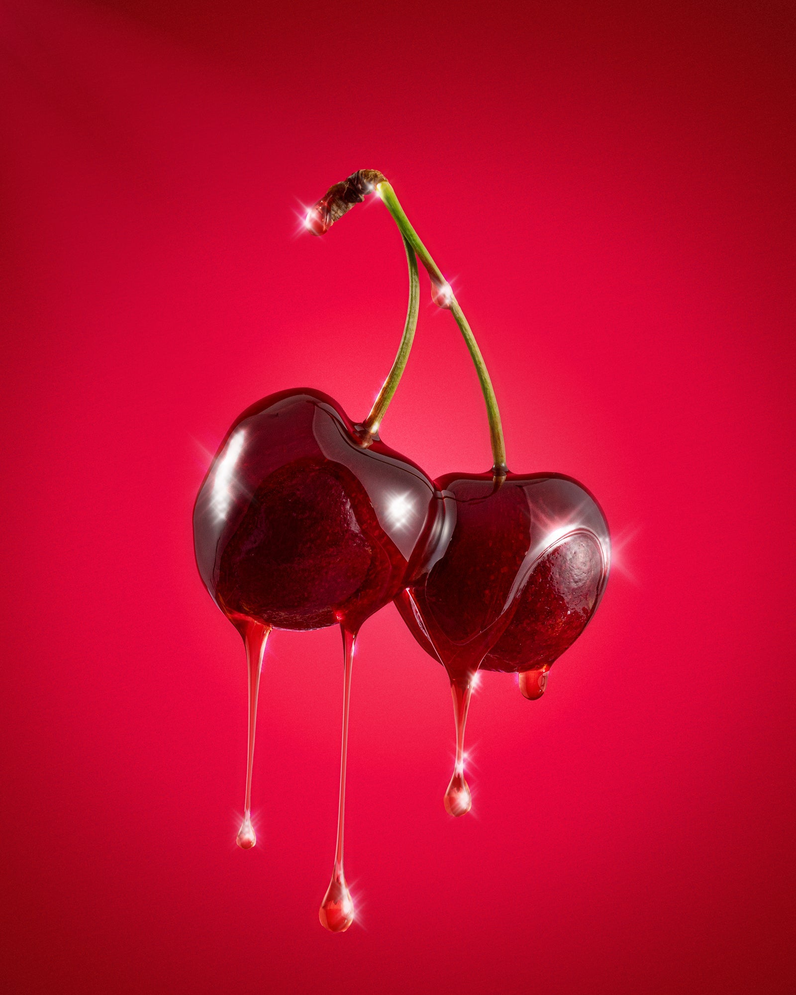 Skleněná Lahev SOUR CHERRY