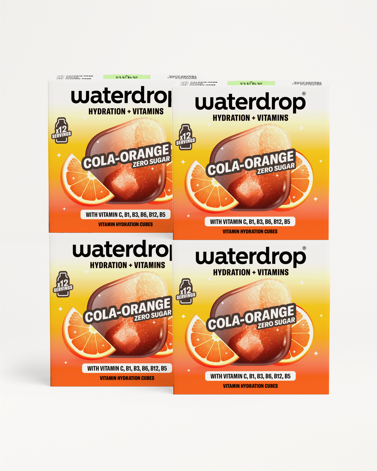 Hydratační kostky COLA ORANGE 3+1 s vitamíny.