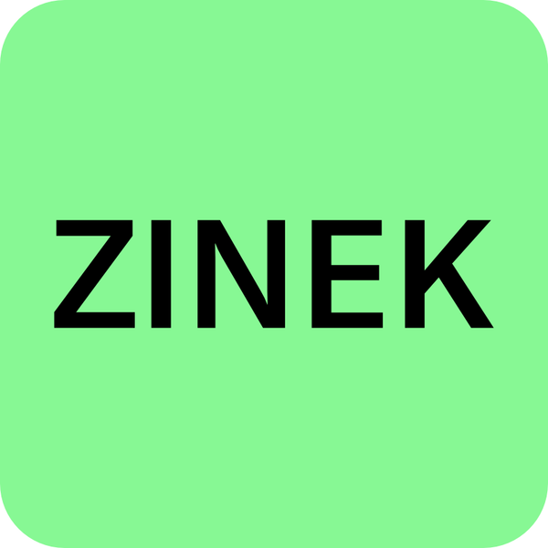 Limetkově zelený zaoblený čtvercový štítek.