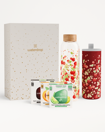 Vánoční Dárkový Set se Skleněnou Lahví