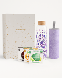 Vánoční Dárkový Set se Skleněnou Lahví