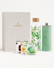 Vánoční Dárkový Set se Skleněnou Lahví