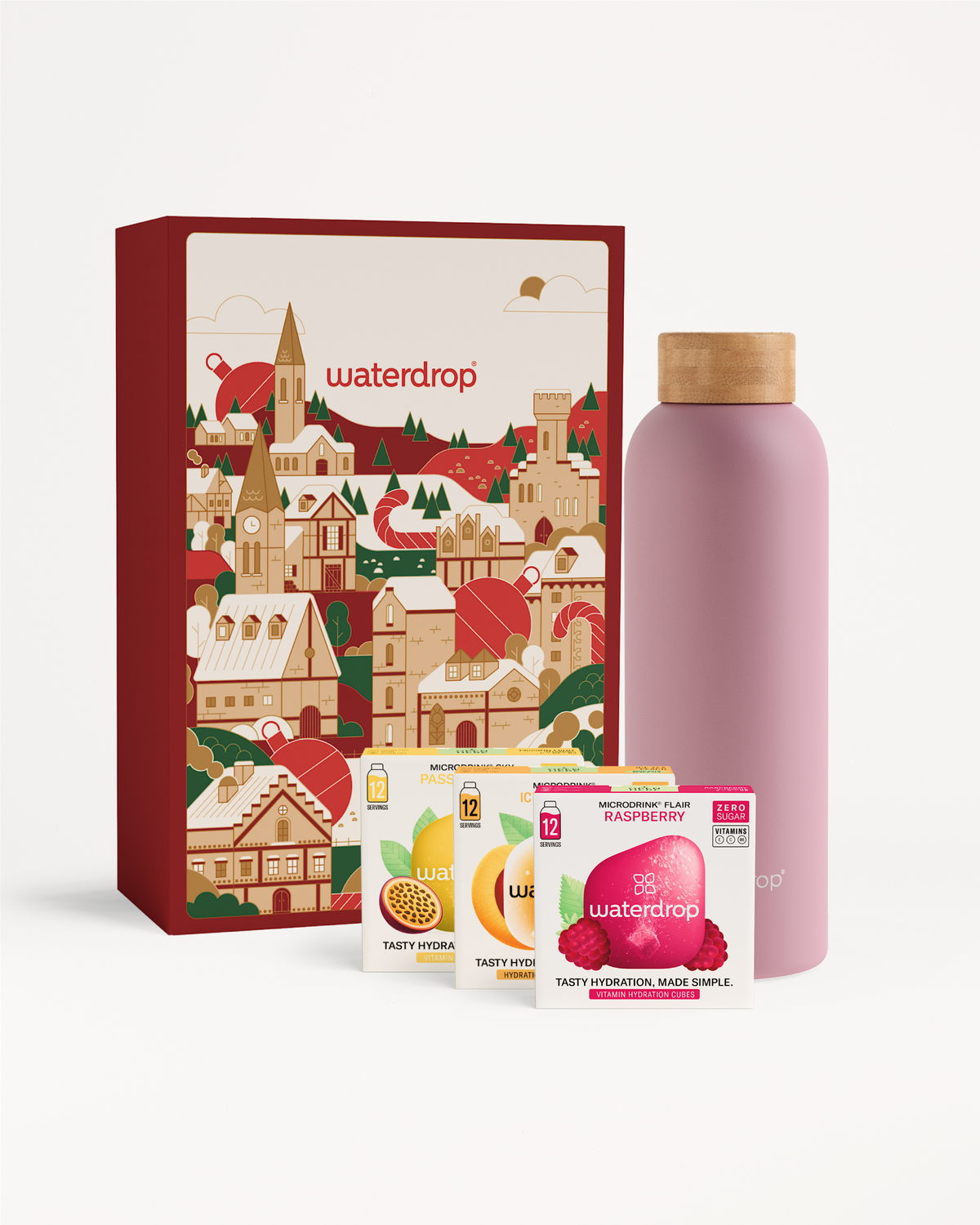 Vánoční Dárkový Set s Termo Nerezovou Lahví